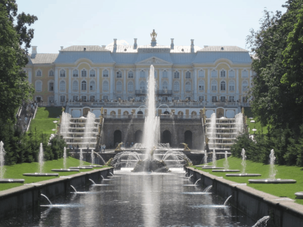 russia-peterhof palace-view from gardens