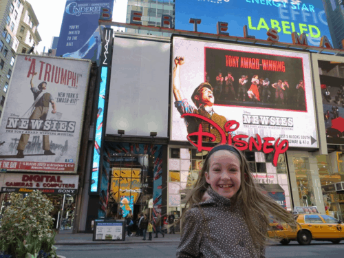 Newsies!! Time Square New York