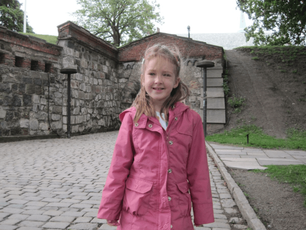 oslo-girl at akershus fortress