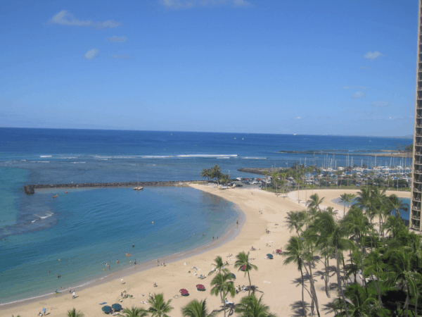 Hawaii-waikiki beach
