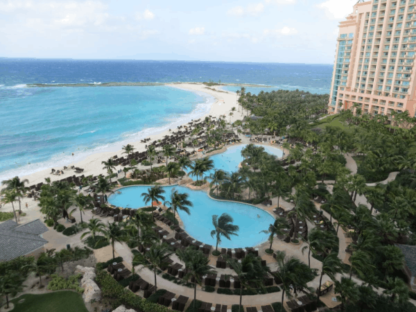 Bahamas-Atlantis Resort-view from room at The Reef