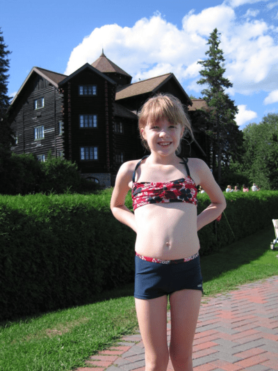 chateau montebello-at outdoor swimming pool