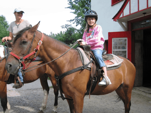 chateau montebello-horseback riding