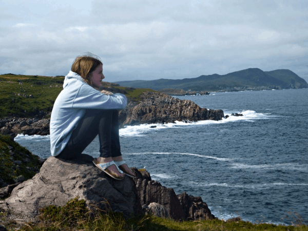 Newfoundland-Ferryland lighthouse-enjoying the view