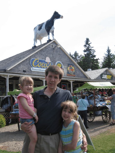prince edward island-cavendish-cows at boardwalk