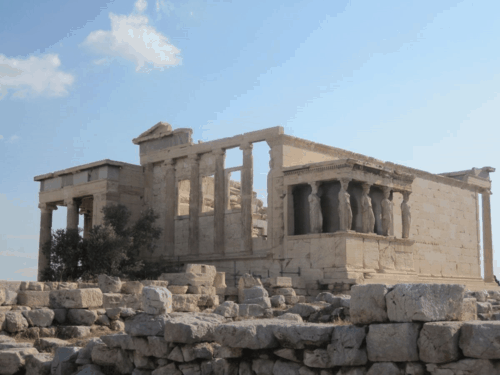 athens-parthenon-porch of the caryatids