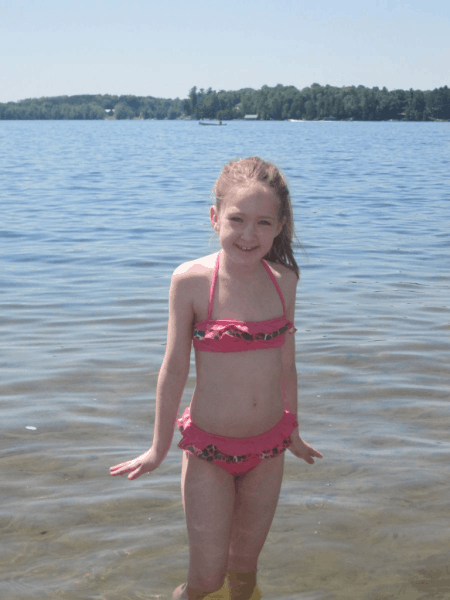 Rosseau Muskoka-Swimming in Lake Rosseau