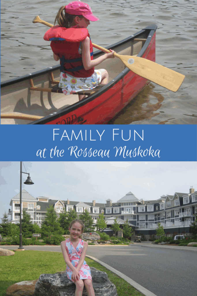 Pinterest image for Family Fun at the Rosseau Muskoka.