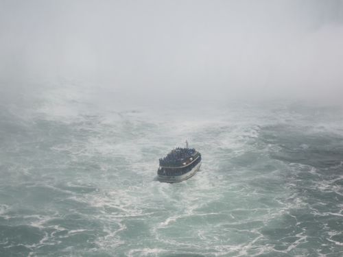 Maid of the Mist boat near Niagara Falls