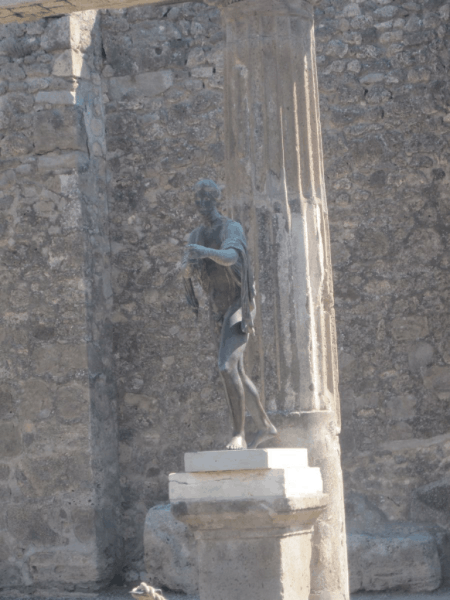 Italy-Pompeii-statue of Apollo