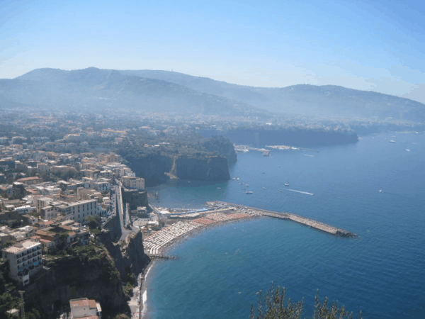 Italian coastline near Sorrento