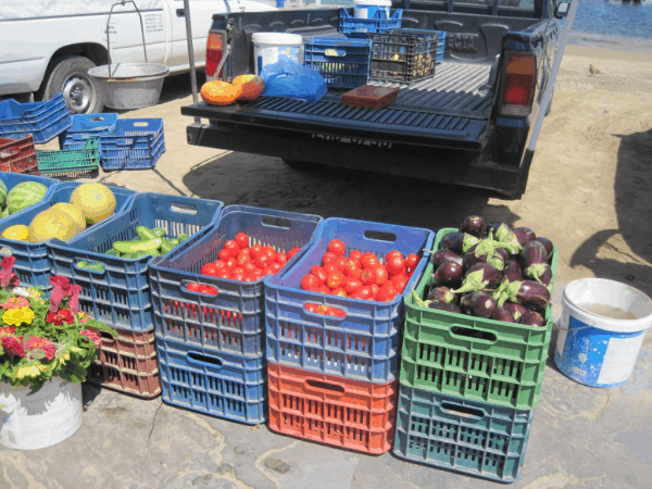 Greece-Veggies for sale - Mykonos