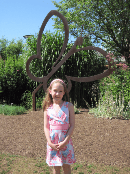 Outside Butterfly Conservatory in Niagara Falls