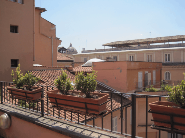 Rome-Albergo Santa Chiara-view from terrace