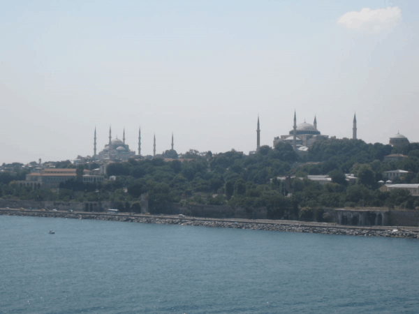 Sailing away from Istanbul