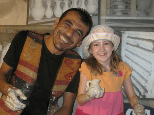 Learning to make pottery in Istanbul