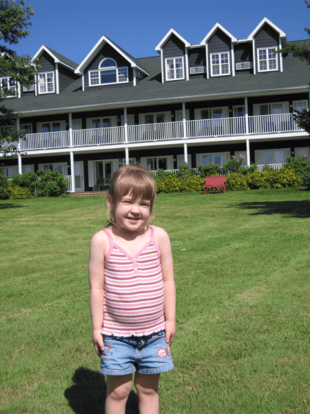 Outside Inverary Resort in Baddeck,Nova Scotia