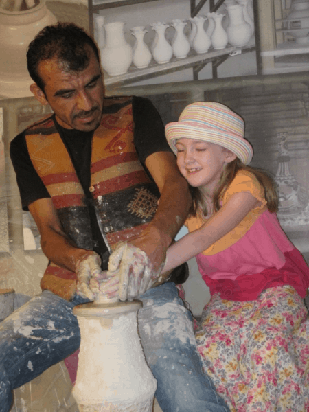 Turkey-istanbul-pottery lesson