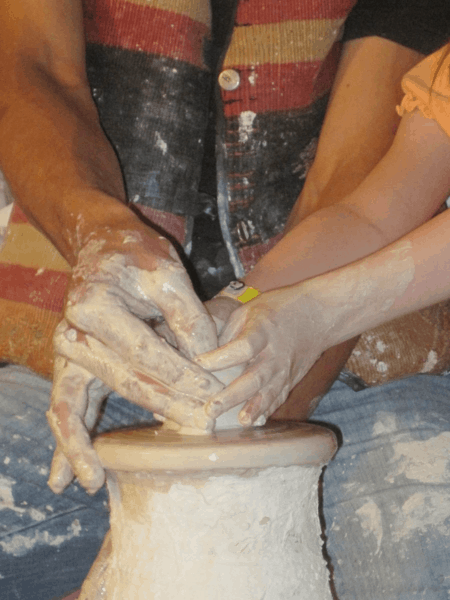 Lesson in pottery - Istanbul, Turkey