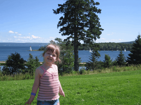 Nova Scotia-Cape Breton-Baddeck-Outside Alexander Graham Bell National Historic Site