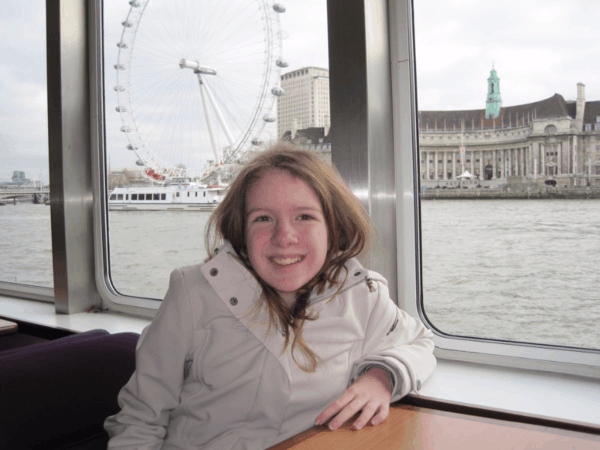 England-Riding river boat on Thames