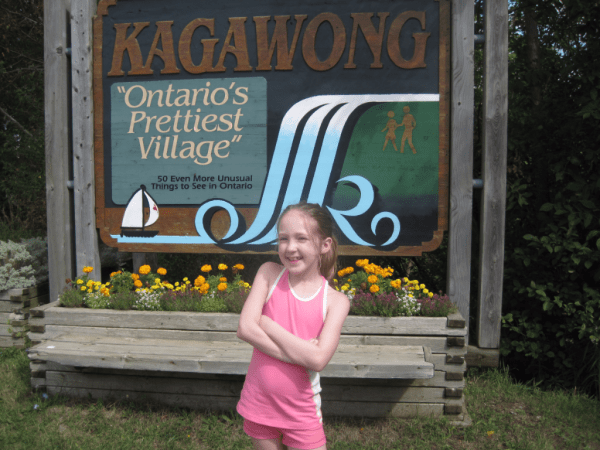 Manitoulin Island-Kagawong sign