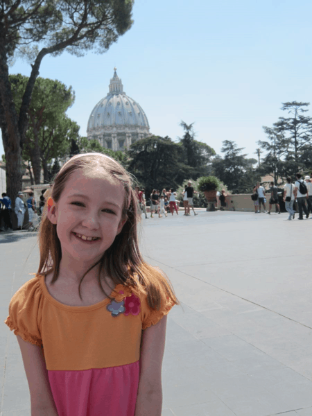 In Vatican Courtyards