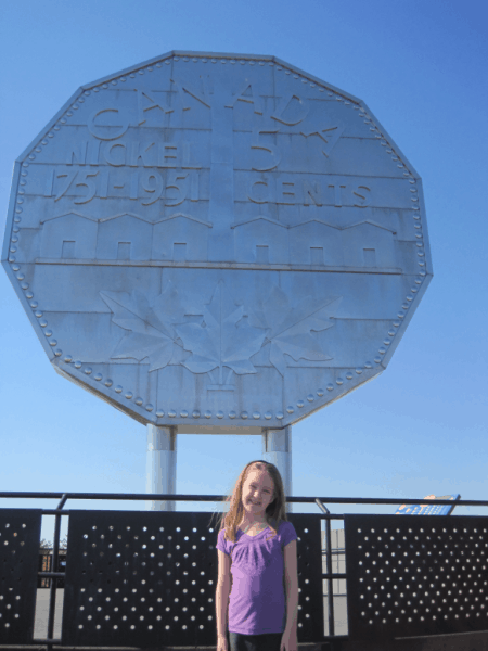 Emma at the Big Nickel, Sudbury