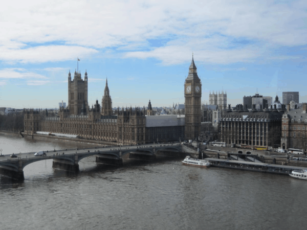 View from London Eye