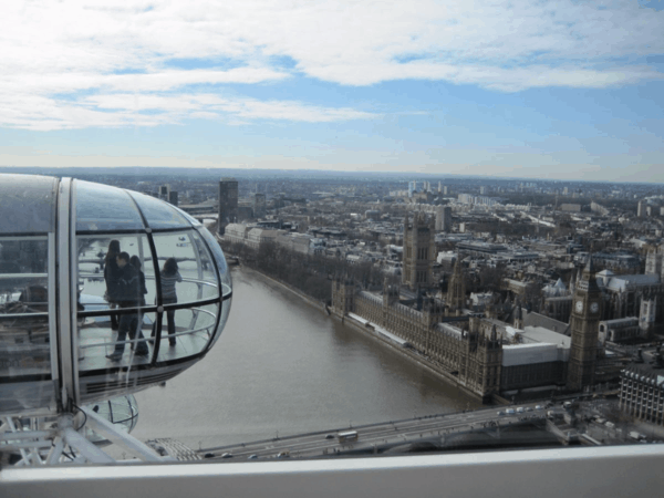 Pod on the London Eye
