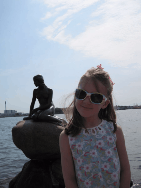 Denmark-Copenhagen-with Little Mermaid statue