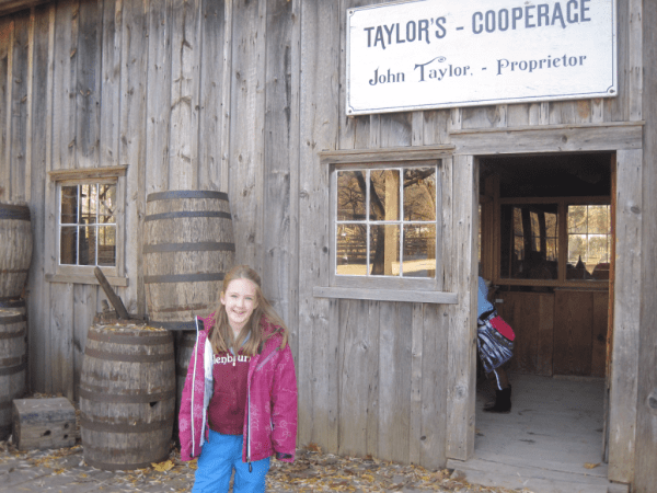 Outside the Cooperage, Black Creek Pioneer Village