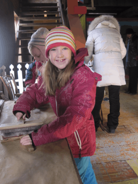 Carding Wool at Black Creek Pioneer Village