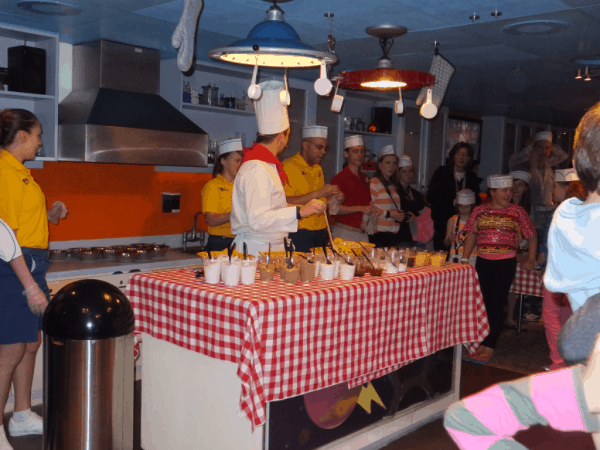 Making cookies in Disney's Oceaneer Lab