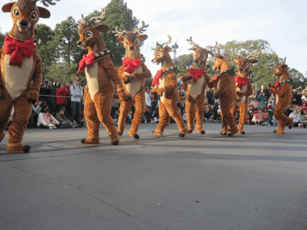 Disneyland Holiday Parade - Reindeer