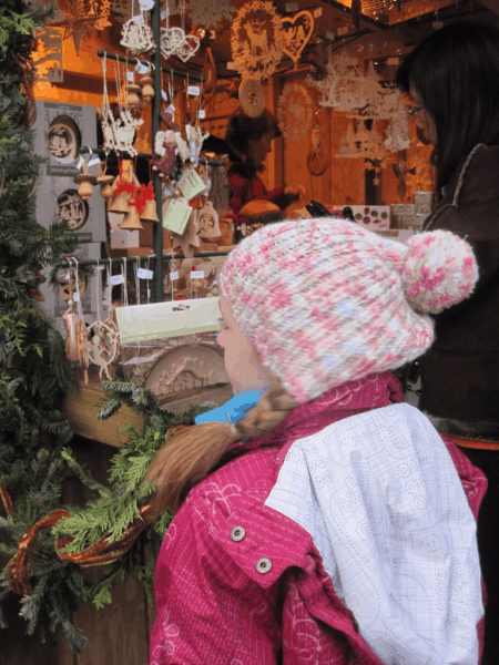 Toronto Christmas Market-Admiring Christmas Ornaments