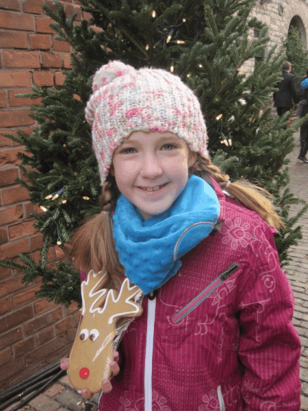 Toronto Christmas Market-Gingerbread Reindeer Cookies!