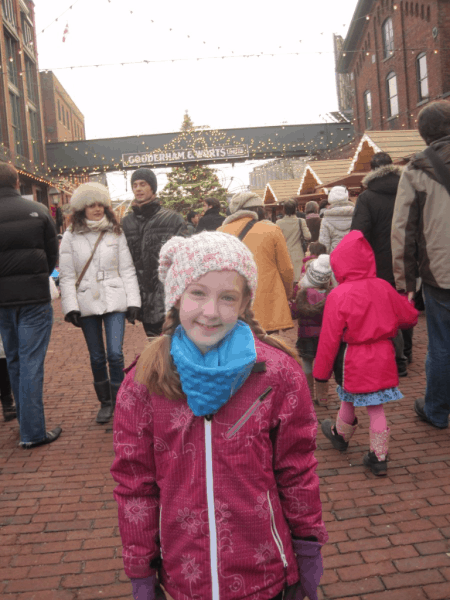 Toronto Christmas Market-Crowded Market