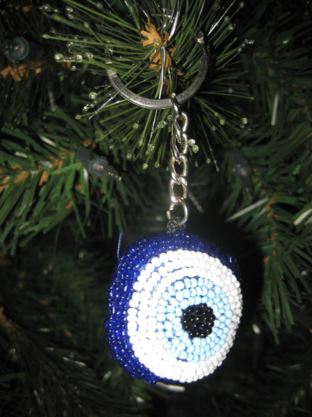 Evil Eye key chain-Christmas ornament