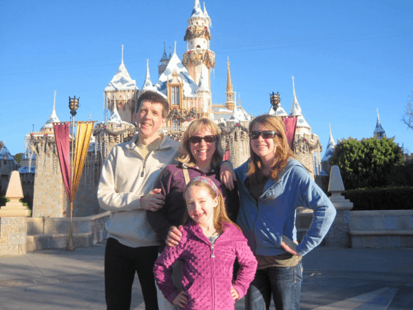 Our family at Disneyland California