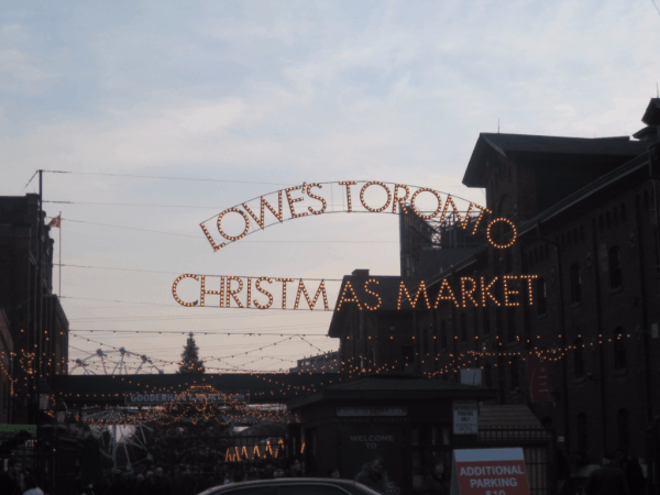 Lighted Toronto Christmas Market