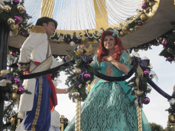 Disneyland Holiday Parade - Ariel and Eric