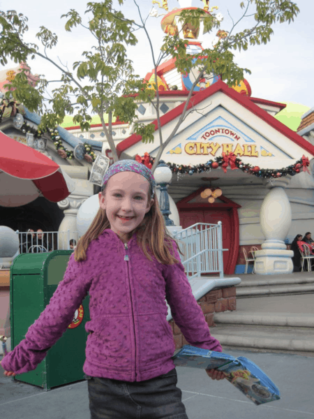 Disneyland California-outside ToonTown City Hall, Disneyland