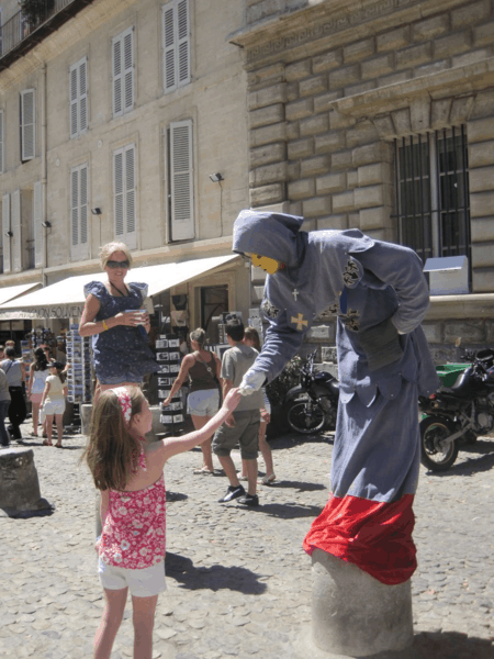 France-Avignon-Living Statue