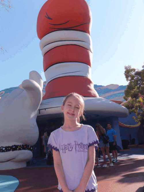 universal studios-Seuss Landing - Cat in the Hat ride