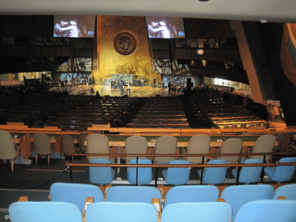 UN General Assembly Hall-New York City