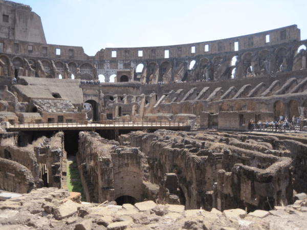 Rome-Interior of the Colosseum