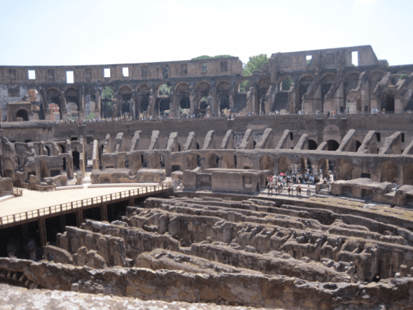 Rome-Interior View of the Colosseum