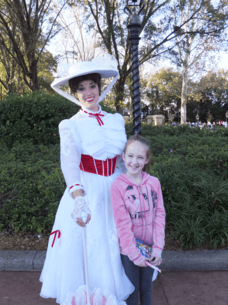 Disney World-EPCOT-in UK with Mary Poppins