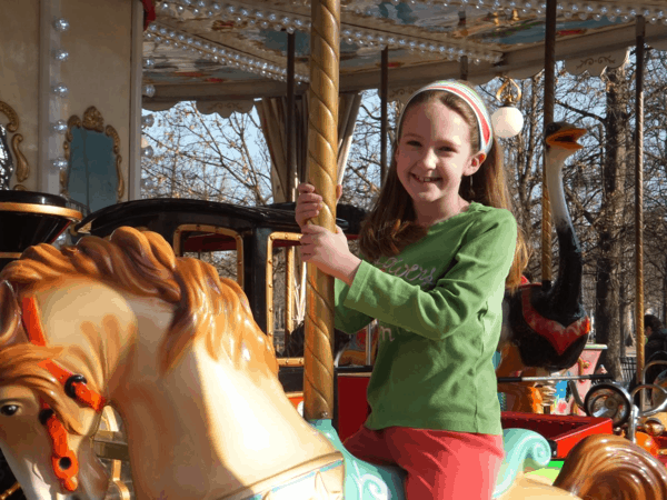 France-Paris-Tuileries Gardens-riding carousel